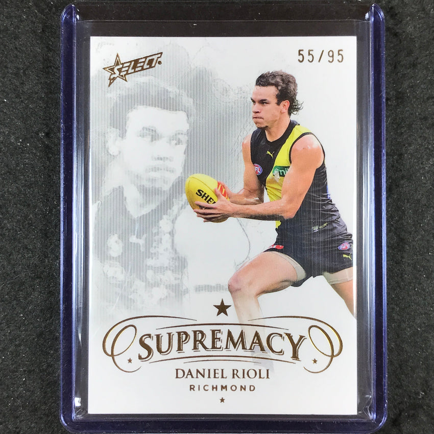 2024 Select AFL Supremacy DANIEL RIOLI Gold 55/95 #124