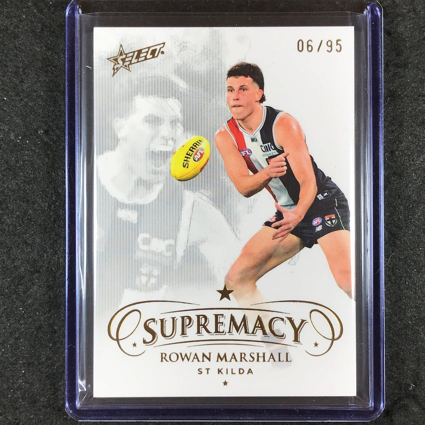2024 Select AFL Supremacy ROWAN MARSHALL Gold 6/95 #129