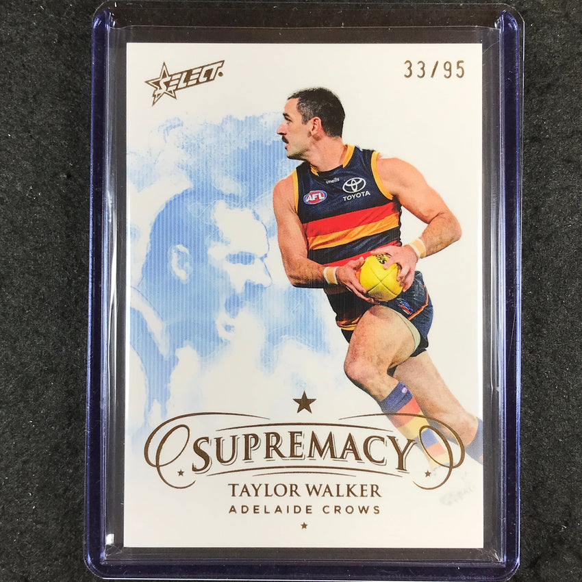 2024 Select AFL Supremacy TAYLOR WALKER Gold 33/95 #9