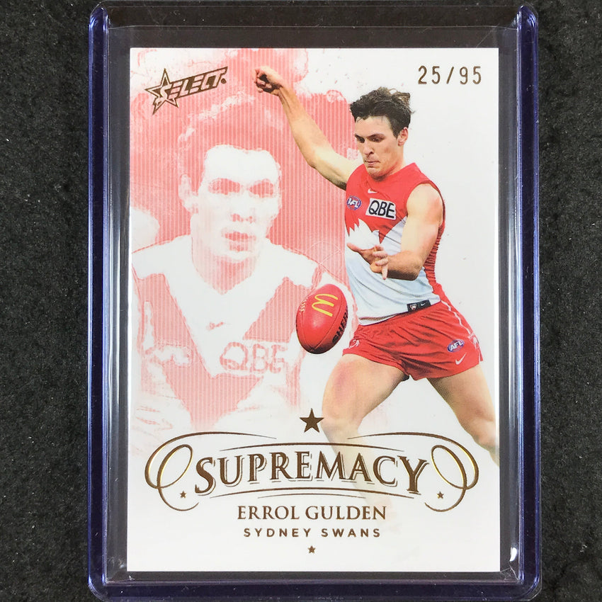 2024 Select AFL Supremacy ERROL GULDEN Gold 25/95 #138