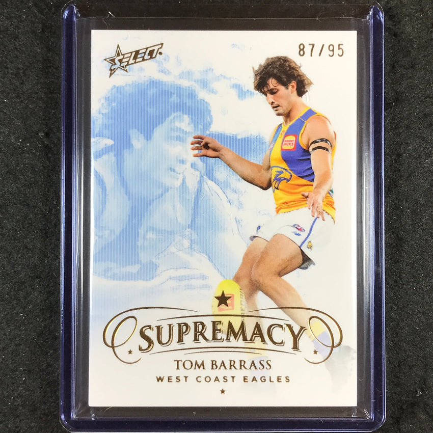 2024 Select AFL Supremacy TOM BARRASS Gold 87/95 #146