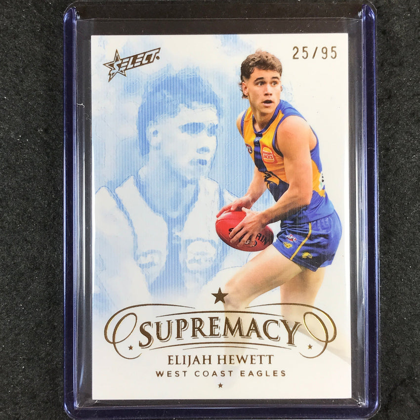 2024 Select AFL Supremacy ELIJAH HEWETT Gold 25/95 #149