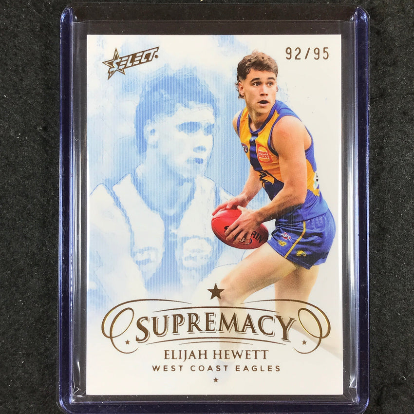 2024 Select AFL Supremacy ELIJAH HEWETT Gold 92/95 #149