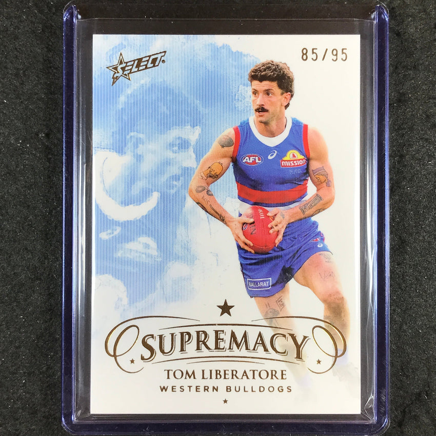 2024 Select AFL Supremacy TOM LIBERATORE Gold 85/95 #157