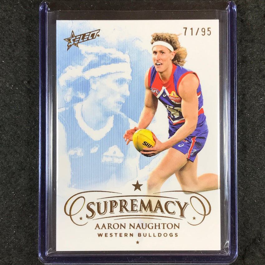 2024 Select AFL Supremacy AARON NAUGHTON Gold 71/95 #159