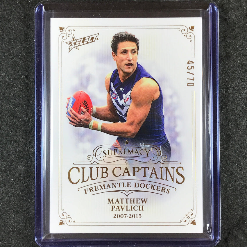 2024 Select AFL Supremacy MATTHEW PAVLICH Club Captains 45/70 #23