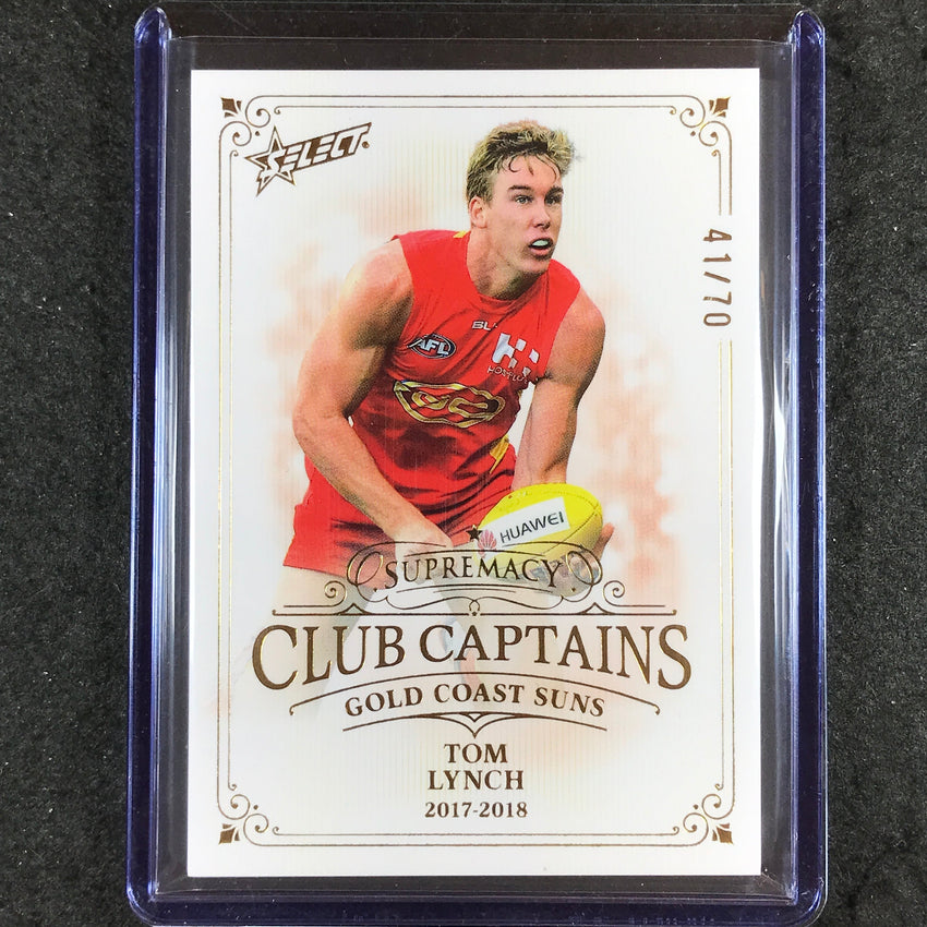2024 Select AFL Supremacy TOM LYNCH Club Captains 41/70 #35