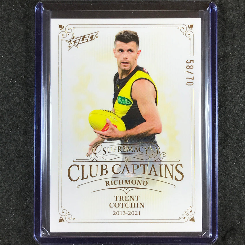 2024 Select AFL Supremacy TRENT COTCHIN Club Captains 58/70 #54