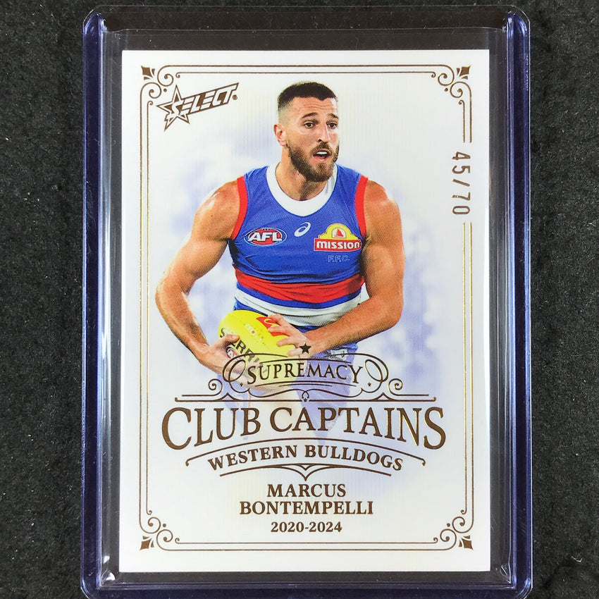 2024 Select AFL Supremacy MARCUS BONTEMPELLI Club Captains 45/70 #69
