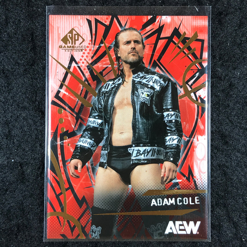 2025 AEW SP Game Used ADAM COLE Base Red #69