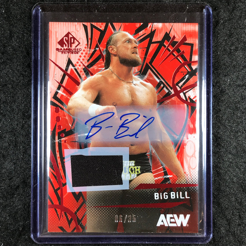 2025 AEW SP Game Used BIG BILL Memorabilia Auto Red 6/35 #13