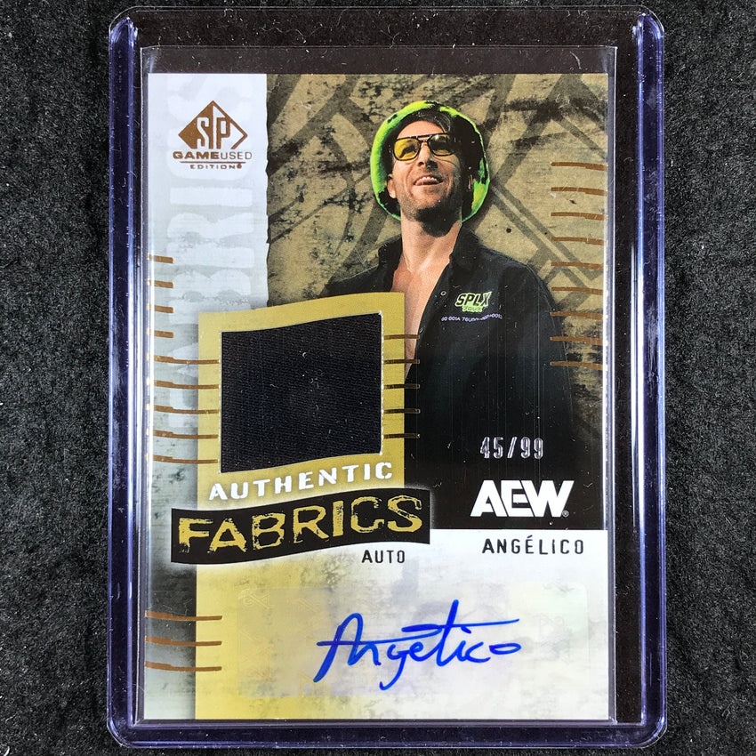 2025 AEW SP Game Used ANGELICO Authentic Fabrics Auto 45/99
