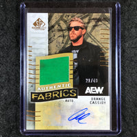 2025 AEW SP Game Used ORANGE CASSIDY Authentic Fabrics Auto 21/49