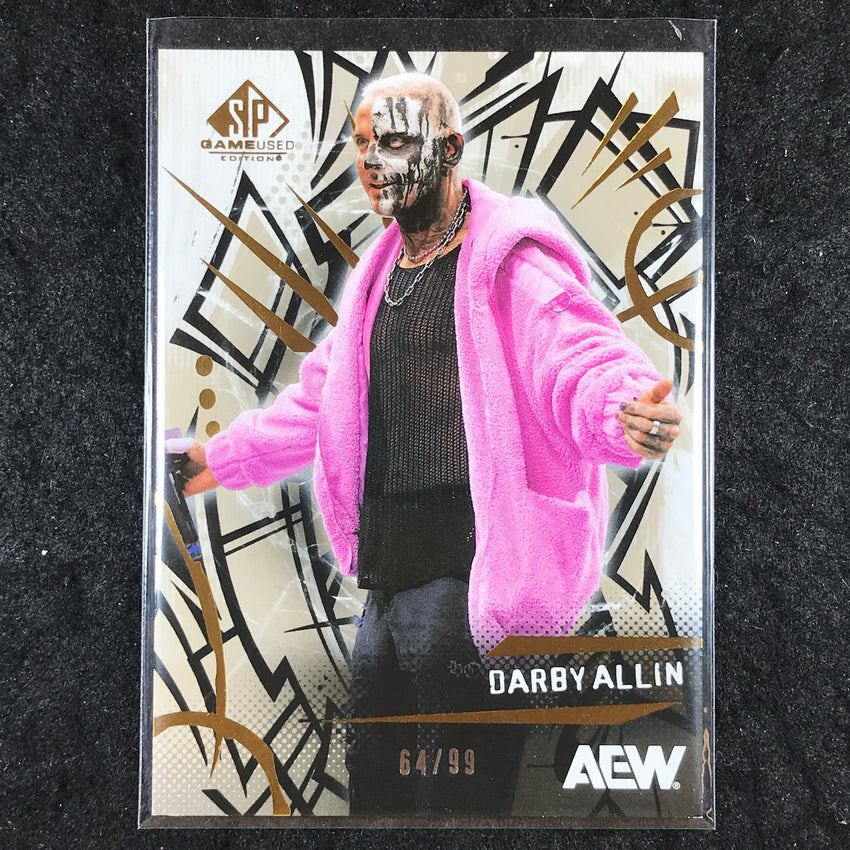 2025 AEW SP Game Used DARBY ALLIN Base Gold 64/99 #35