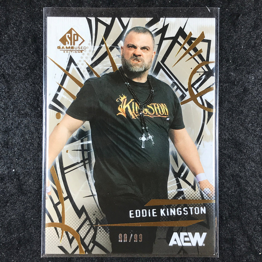 2025 AEW SP Game Used EDDIE KINGSTON Base Gold 98/99 #52