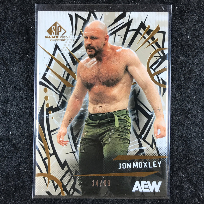 2025 AEW SP Game Used JON MOXLEY Base Gold 14/99 #62