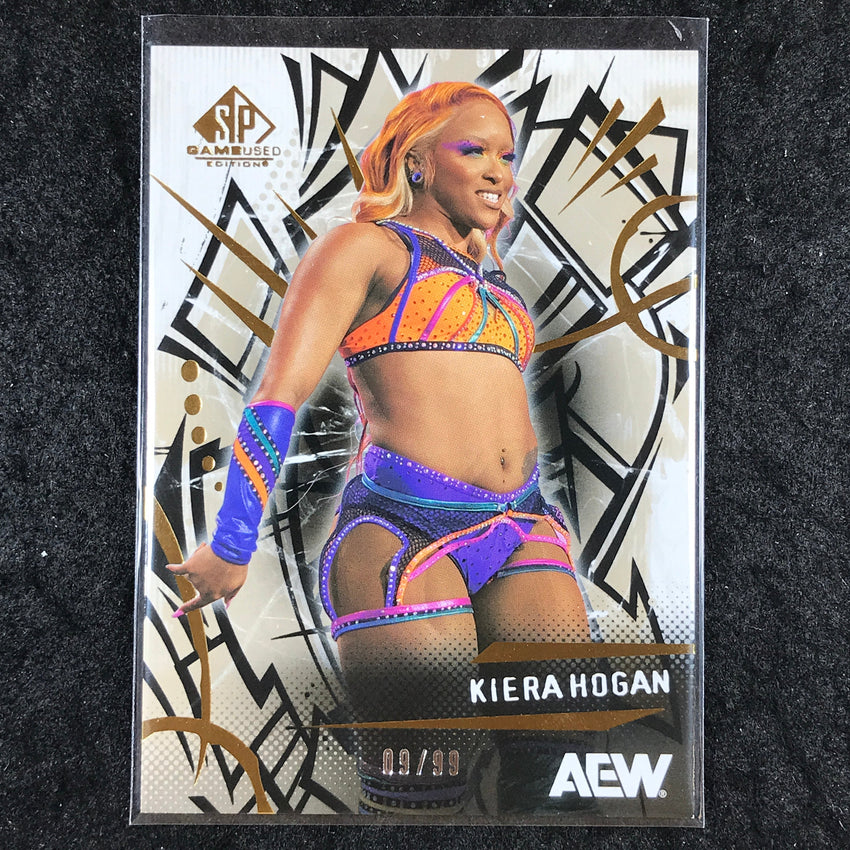 2025 AEW SP Game Used KIERA HOGAN Base Gold 9/99 #67