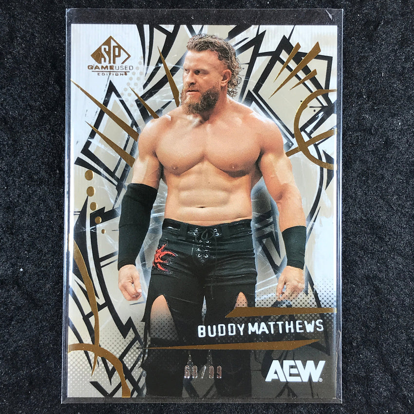 2025 AEW SP Game Used BUDDY MATTHEWS Base Gold 68/99 #70