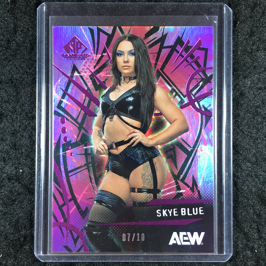 2025 AEW SP Game Used SKYE BLUE Base Magenta 7/10 #43