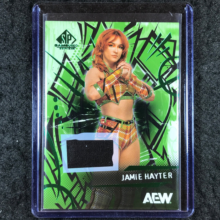 2025 AEW SP Game Used JAMIE HAYTER Green Memorabilia Relic #36