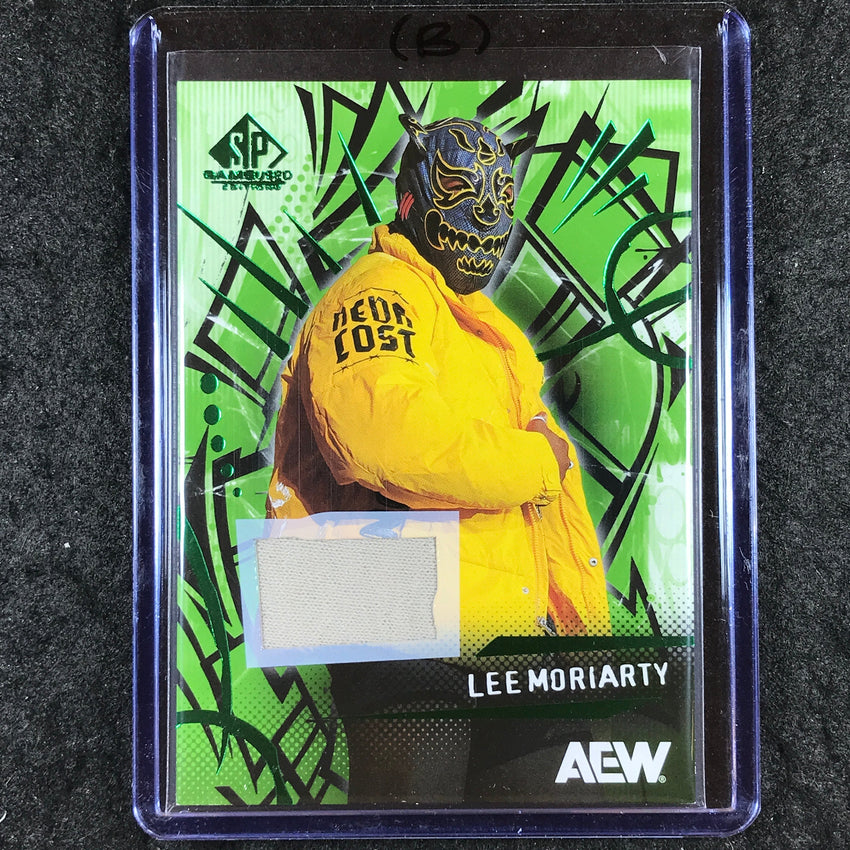 2025 AEW SP Game Used LEE MORIARTY Green Memorabilia Relic #56 (B)