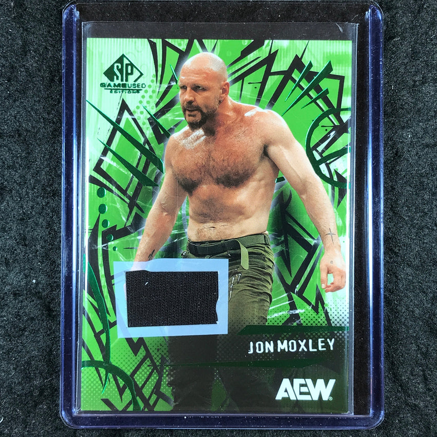 2025 AEW SP Game Used JON MOXLEY Green Memorabilia Relic #62