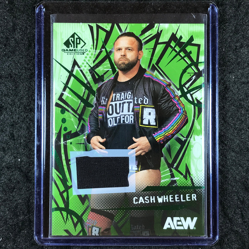 2025 AEW SP Game Used CASH WHEELER Green Memorabilia Relic #66