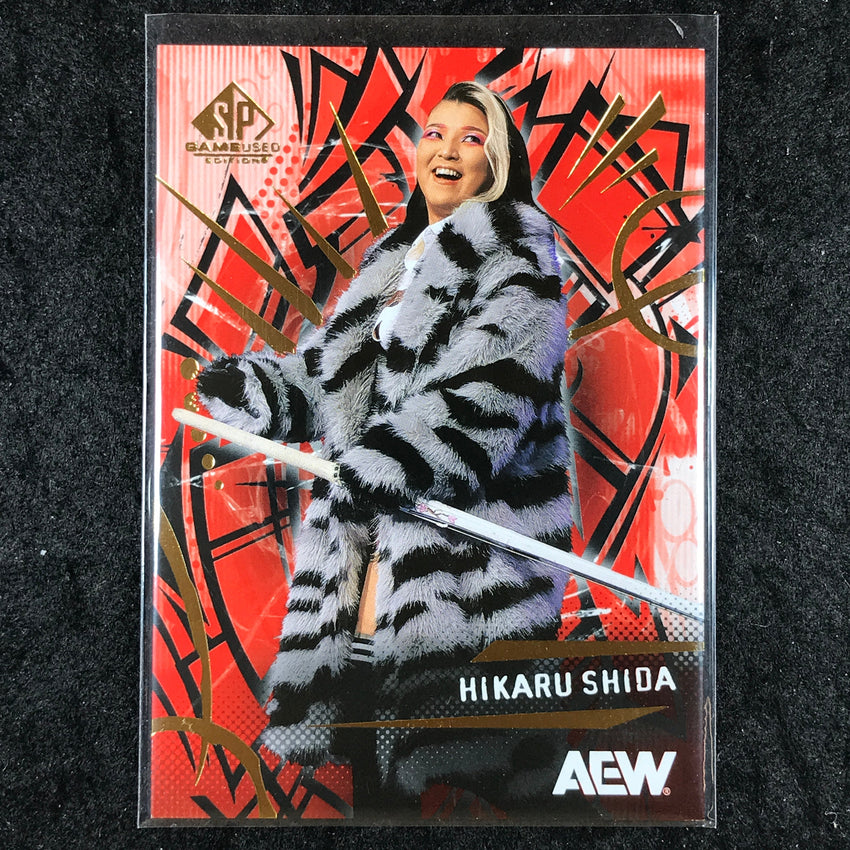 2025 AEW SP Game Used HIKARU SHIDA Base Red #18
