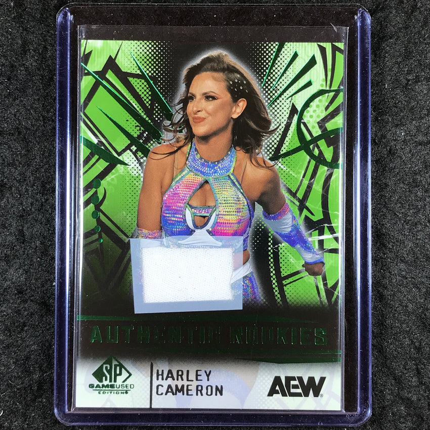 2025 AEW SP Game Used HARLEY CAMERON Rookie Green Memorabilia Relic #95
