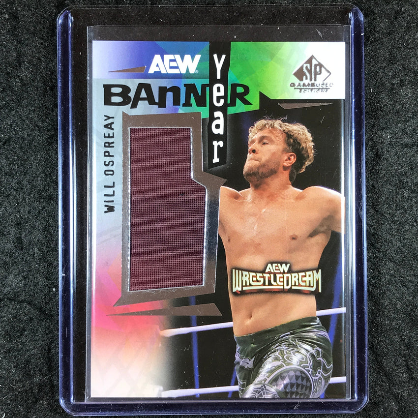 2025 AEW SP Game Used WILL OSPREAY Banner Year Event 3 Relic #WO