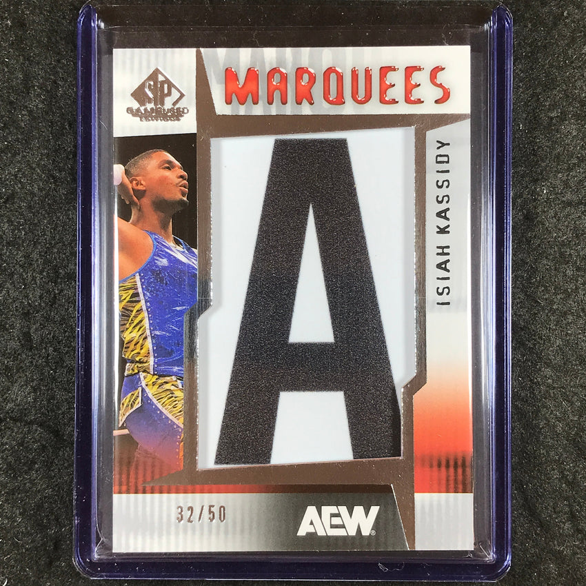2025 AEW SP Game Used ISIAH KASSIDY Marquees "A" Relic 32/50