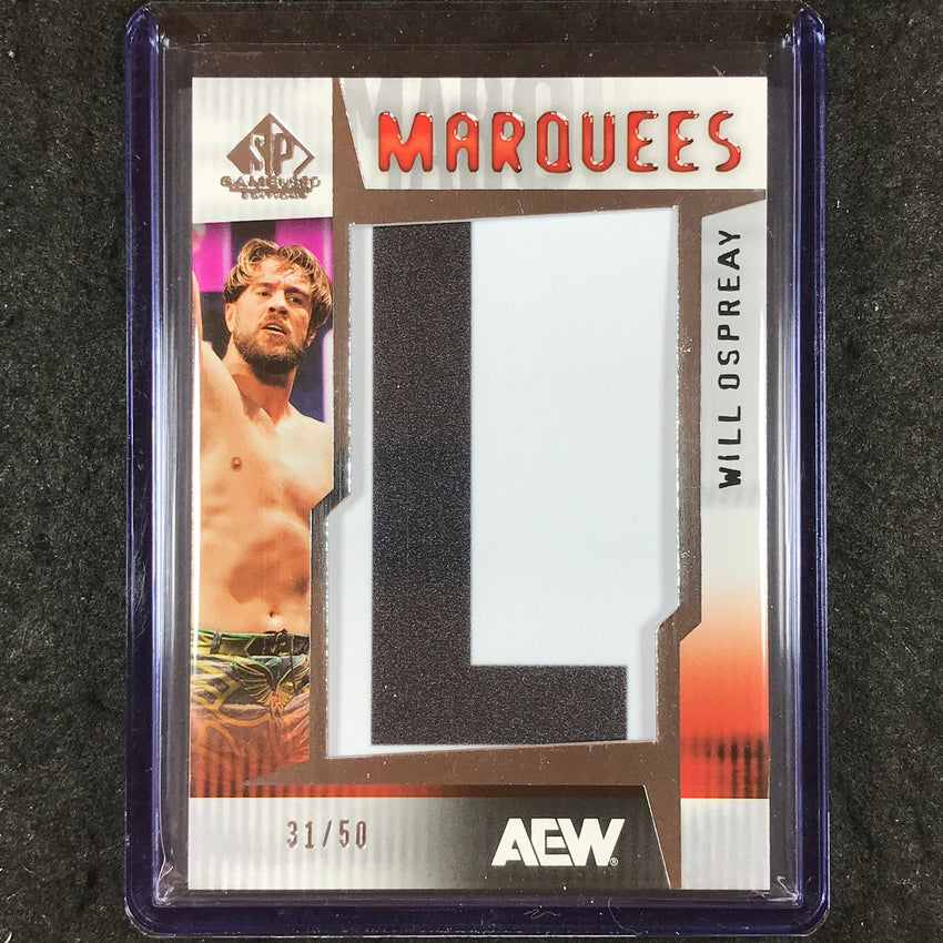 2025 AEW SP Game Used WILL OSPREAY Marquees "L" Relic 31/50