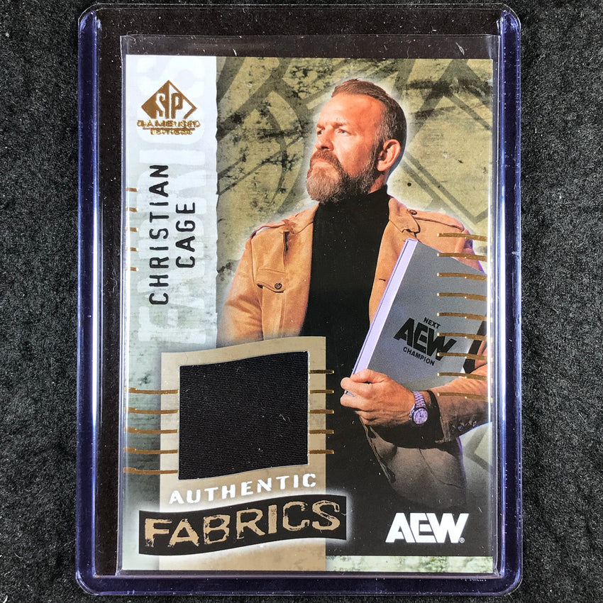 2025 AEW SP Game Used CHRISTIAN CAGE Authentic Fabrics Relic #CC