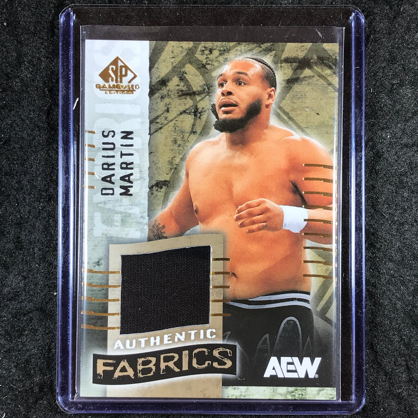 2025 AEW SP Game Used DARIUS MARTIN Authentic Fabrics Relic #DM