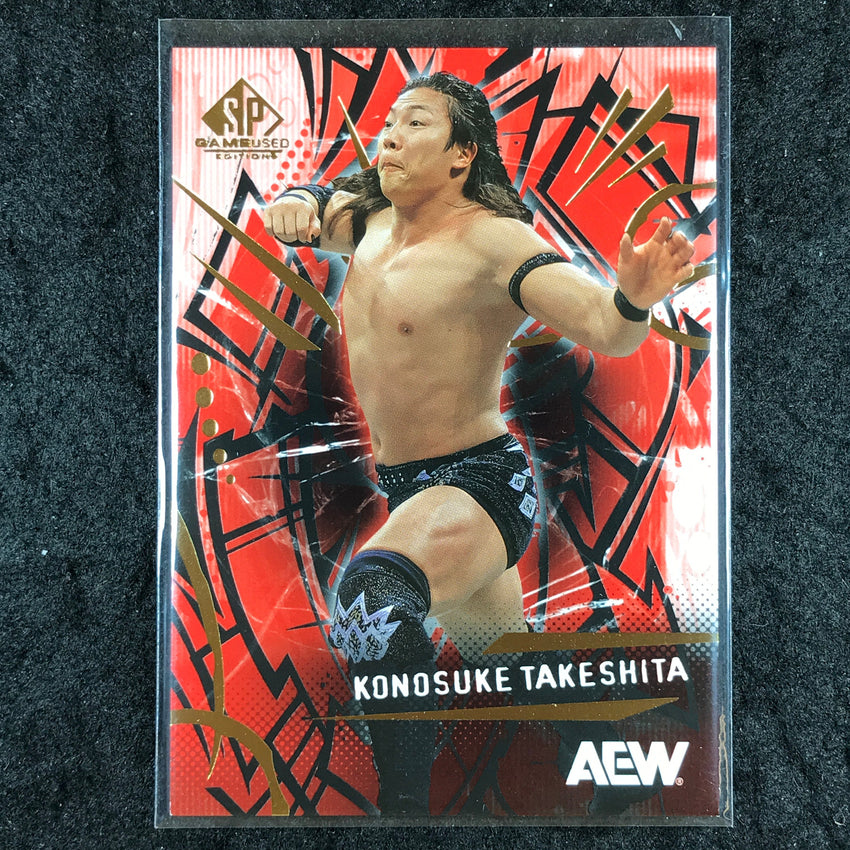 2025 AEW SP Game Used KONOSUKE TAKESHITA Base Red #46