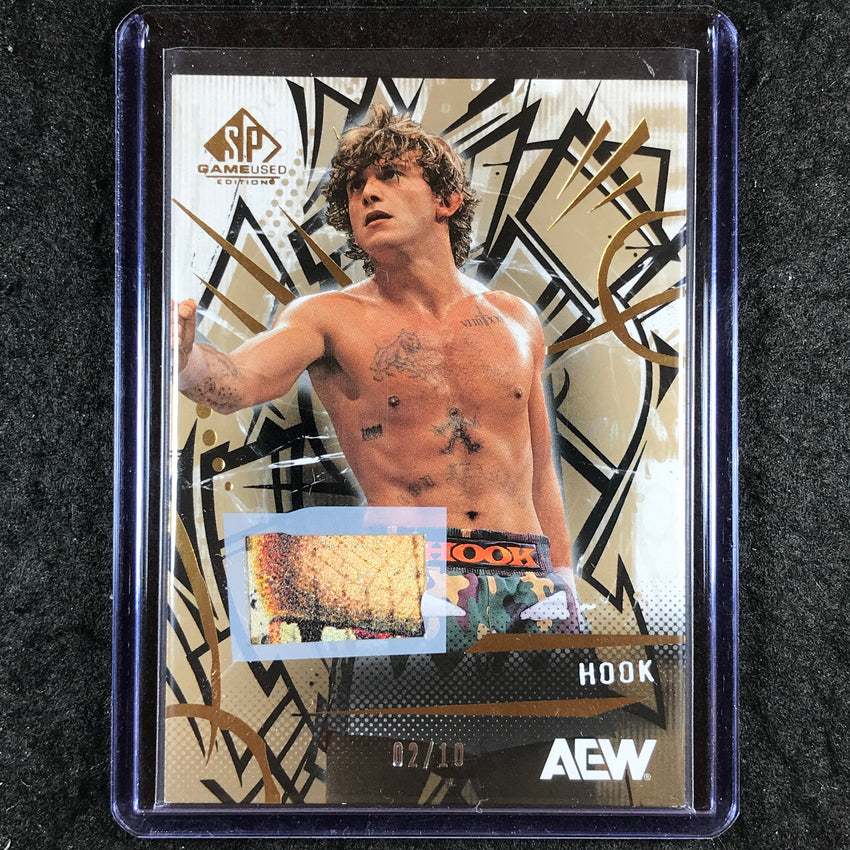 2025 AEW SP Game Used HOOK Premium Memorabilia Relic Gold 2/10