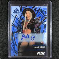 2025 AEW SP Game Used JULIA HART Base Autograph Blue #10