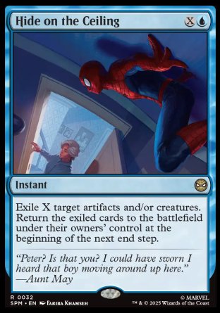 Hide on the Ceiling - #032 Rare Marvel's Spider-Man