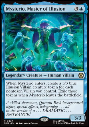 FOIL Mysterio, Master of Illusion - #037 Rare Marvel's Spider-Man