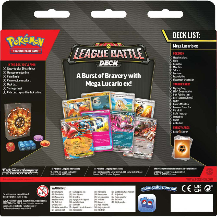 Pokemon TCG League Battle Deck - Mega Lucario ex