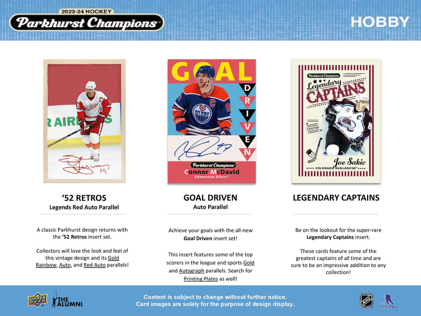 2023-24 Upper Deck Parkhurst Champions Hockey Hobby Box