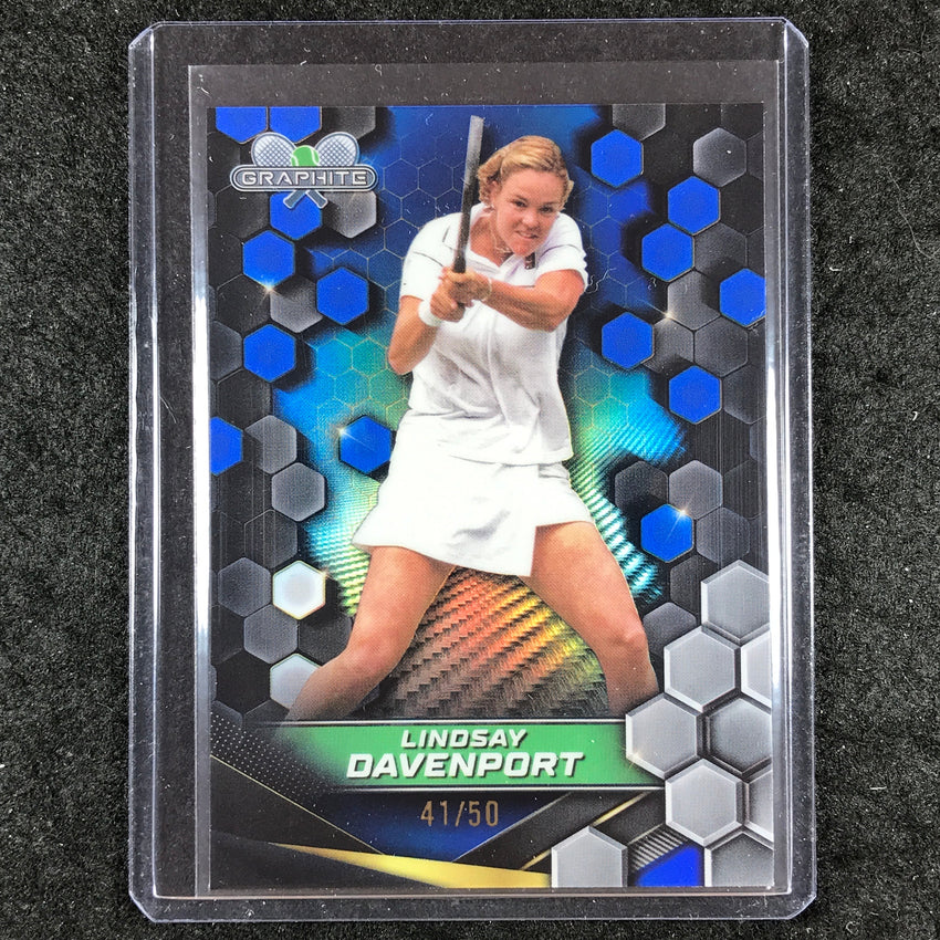 2024 Topps Graphite Tennis LINDSAY DAVENPORT Base Blue 41/50 #71