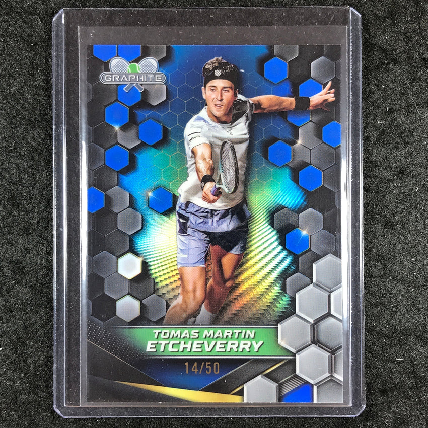 2024 Topps Graphite Tennis TOMAS MARTIN ETCHEVERRY Base Blue 14/50 #79