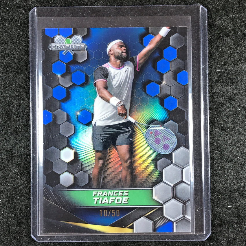 2024 Topps Graphite Tennis FRANCIS TIAFOE Base Blue 10/50 #92