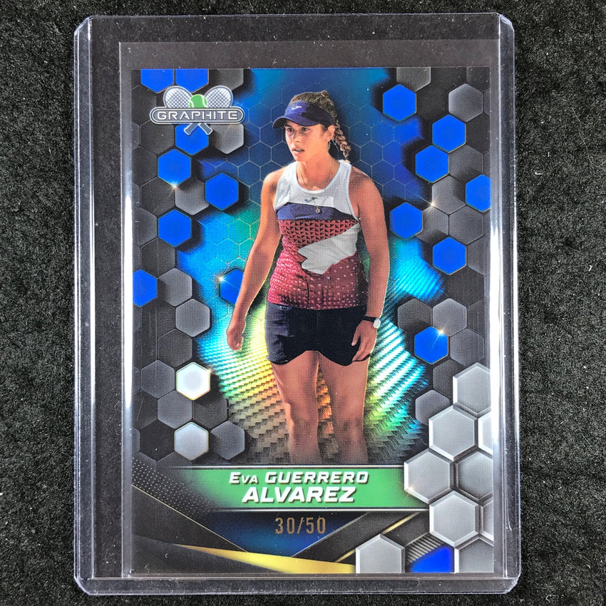 2024 Topps Graphite Tennis EVA GUERRERO ALVAREZ Base Blue 30/50 #126