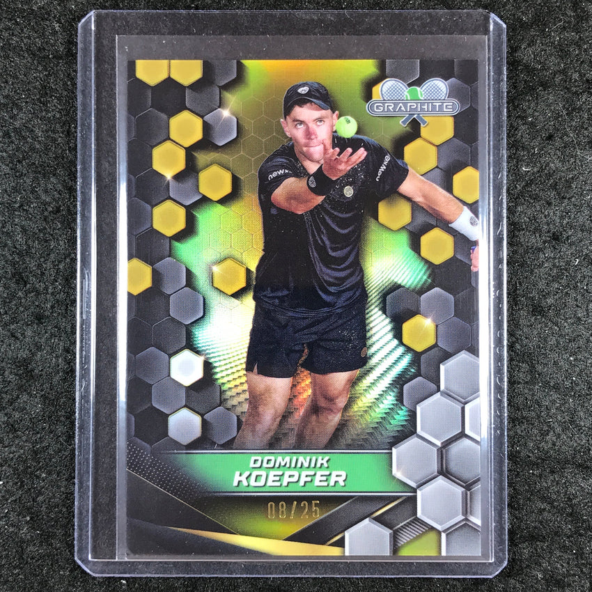 2024 Topps Graphite Tennis DOMINIK KOEPFER Base Gold 8/25 #61