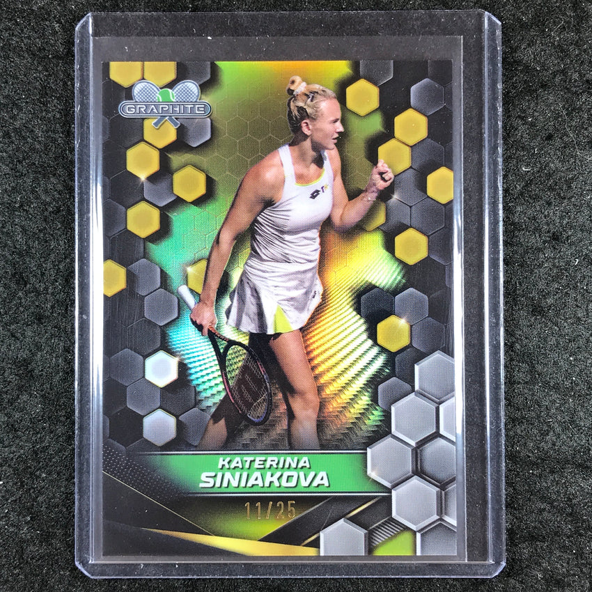 2024 Topps Graphite Tennis KATERINA SINIAKOVA Base Gold 11/25 #94