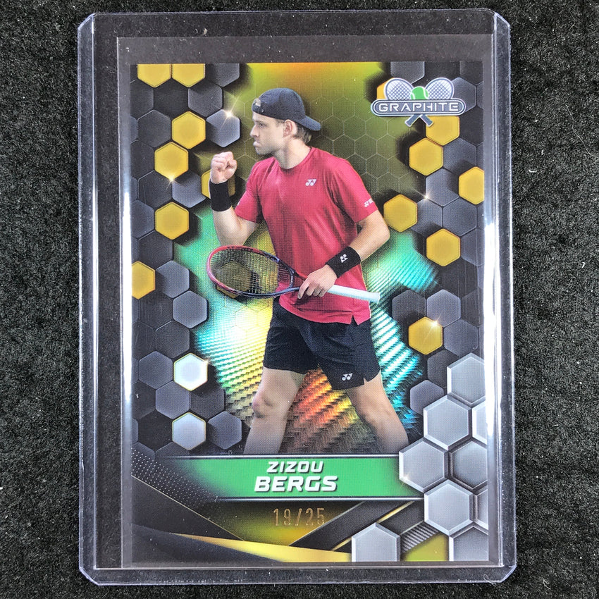 2024 Topps Graphite Tennis ZIZOU BERGS Base Gold 19/25 #179