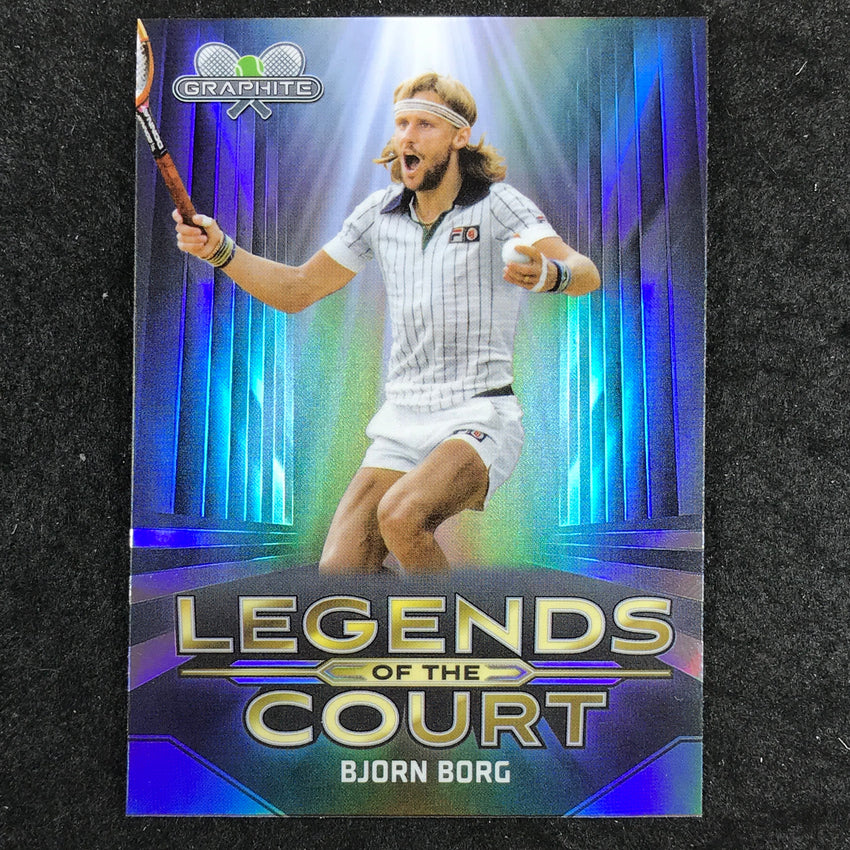 2024 Topps Graphite Tennis BJORN BORG Legends of the Court Refractor #BB