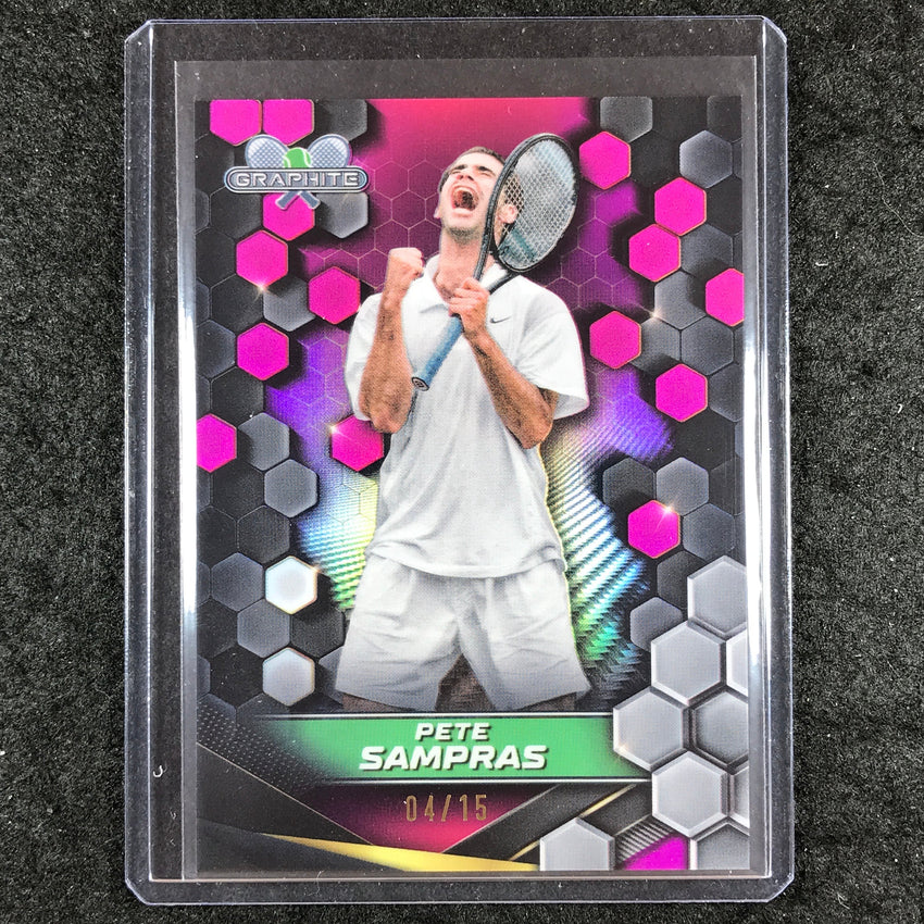 2024 Topps Graphite Tennis PETE SAMPRAS Base Pink 4/15 #8